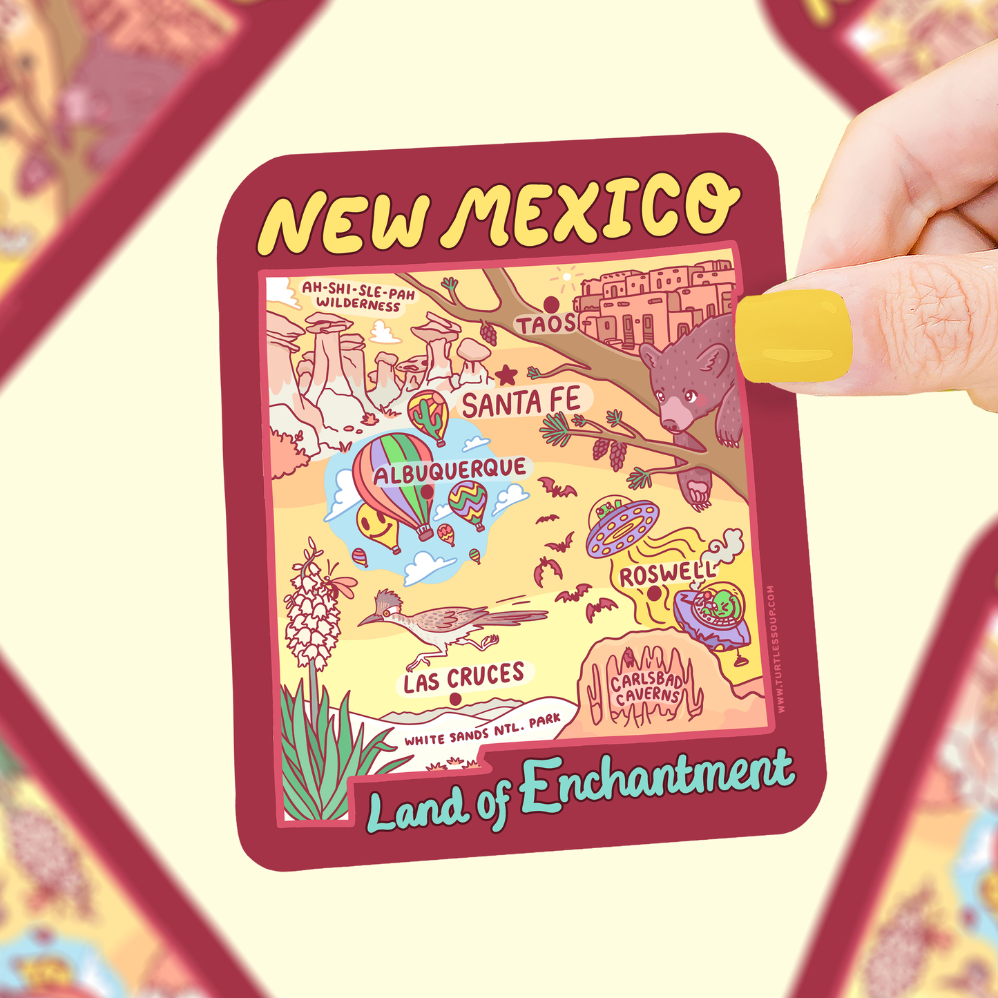 New Mexico State Vinyl Sticker