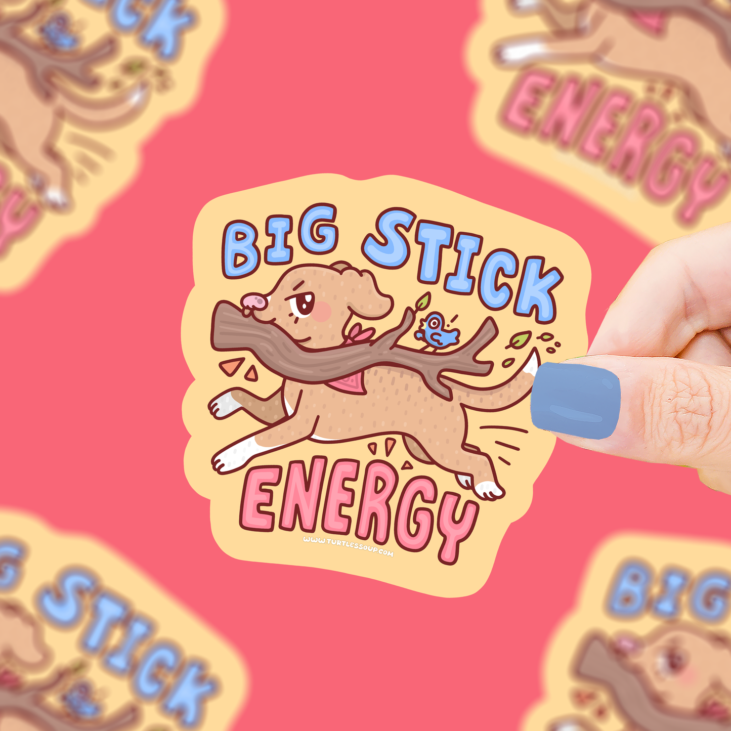 Big Stick Energy Vinyl Sticker