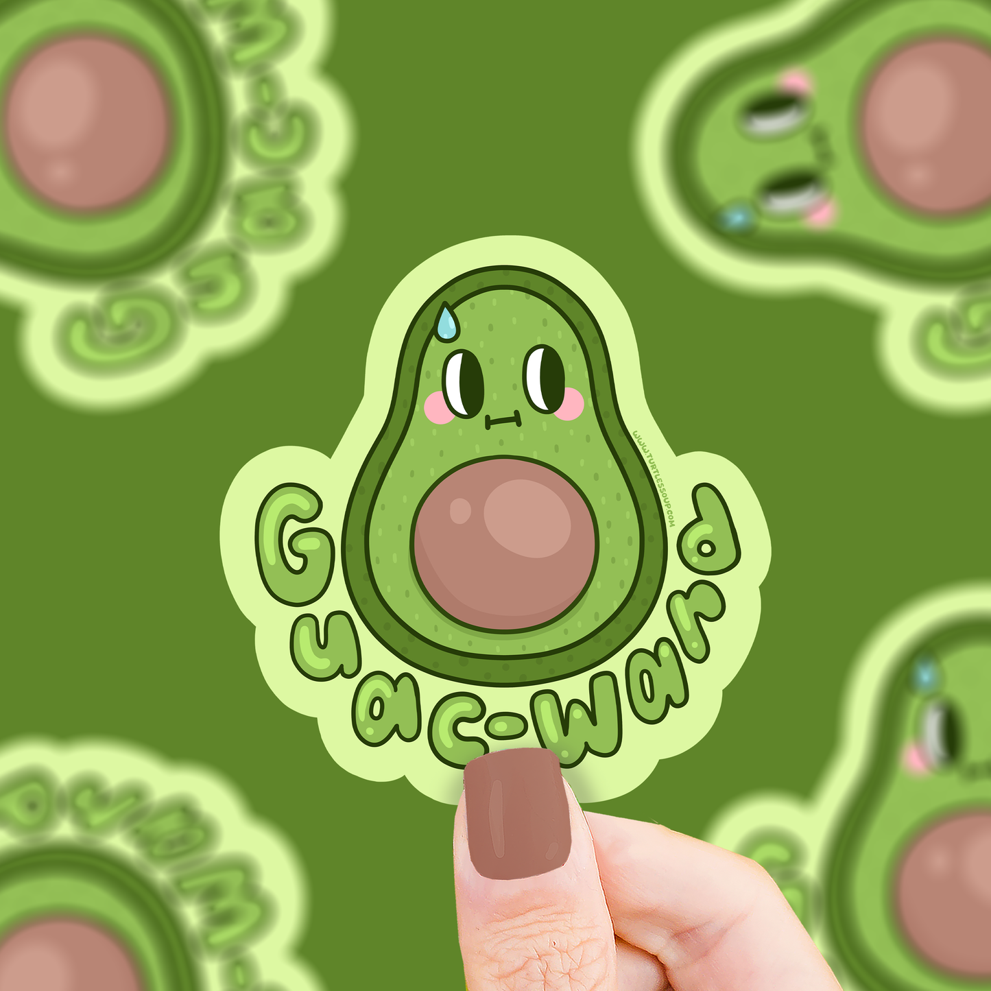 Guac-Ward Vinyl Sticker