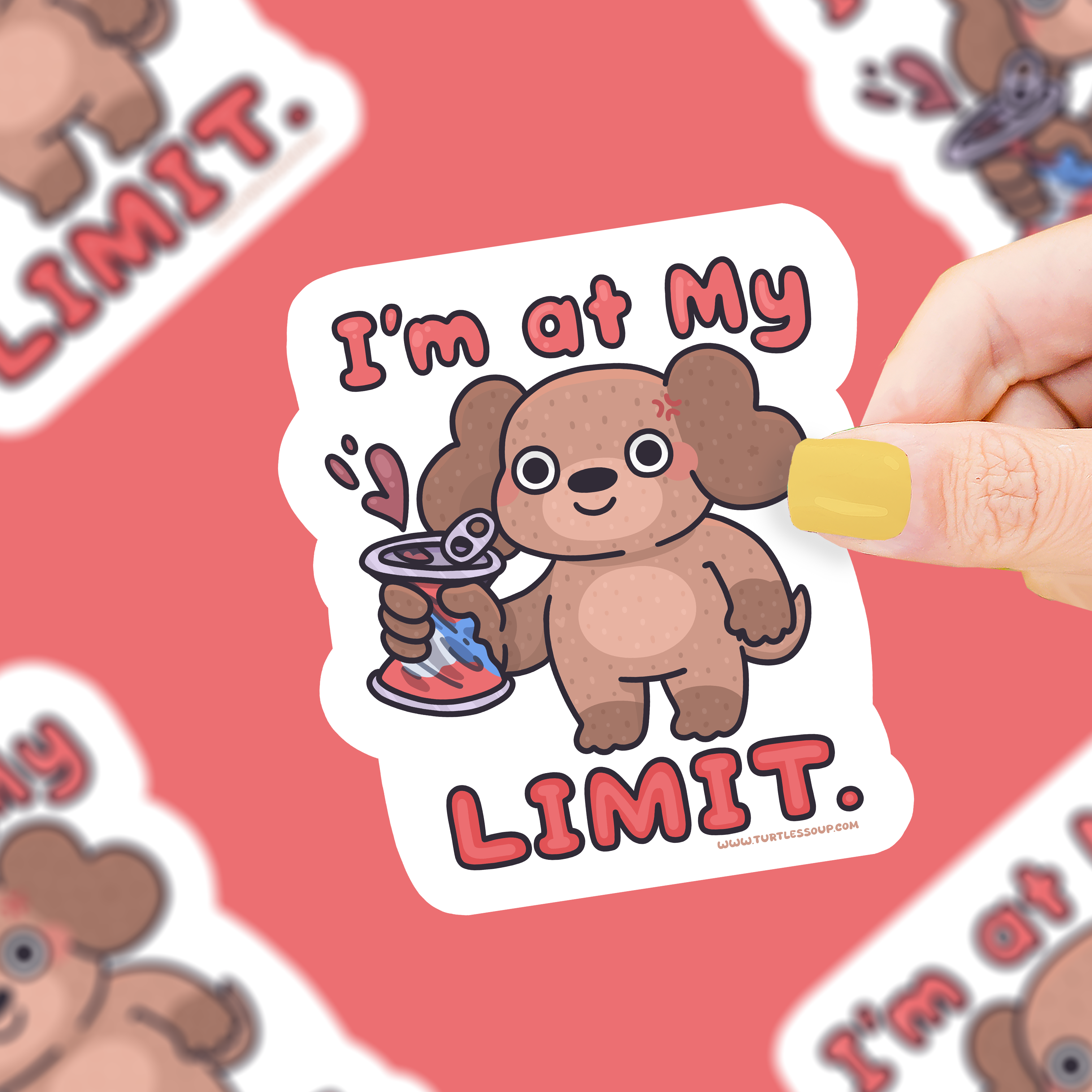 At My Limit Vinyl Sticker – Turtle's Soup