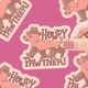 Howdy Paw-tner Puppy Vinyl Sticker