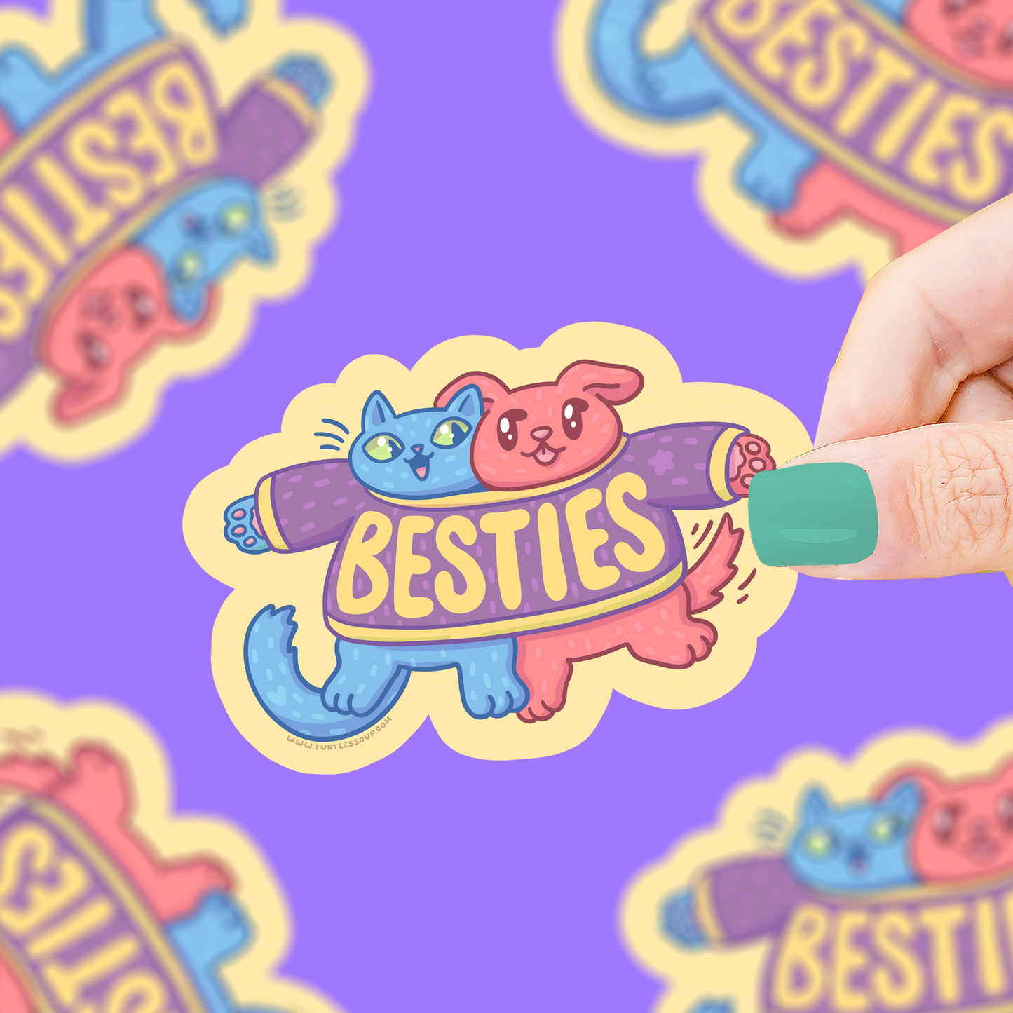 Besties Vinyl Sticker