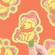 Mushroom Puppy Vinyl Sticker