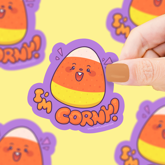 I’m Corny Candy Corn Vinyl Sticker