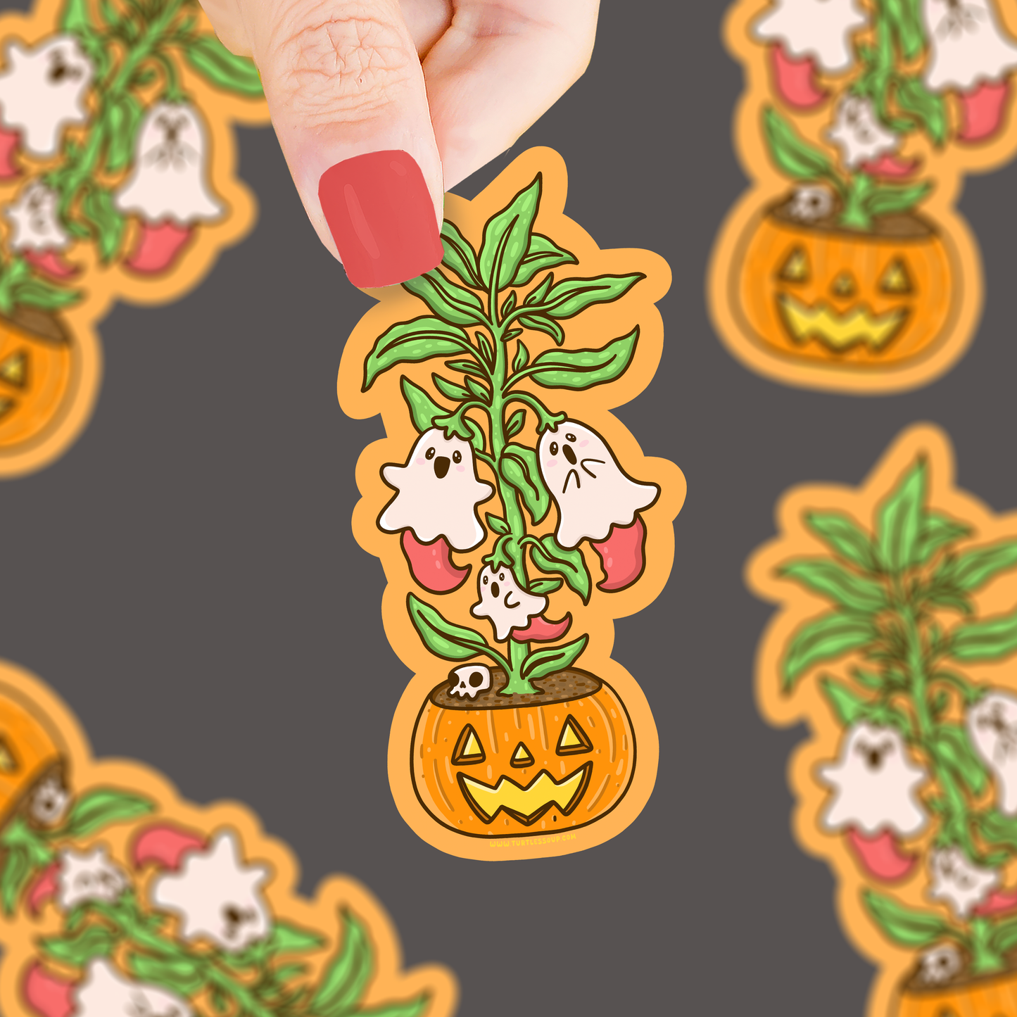 Ghost Peppers Vinyl Sticker