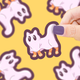 Ghost Kitty Vinyl Sticker