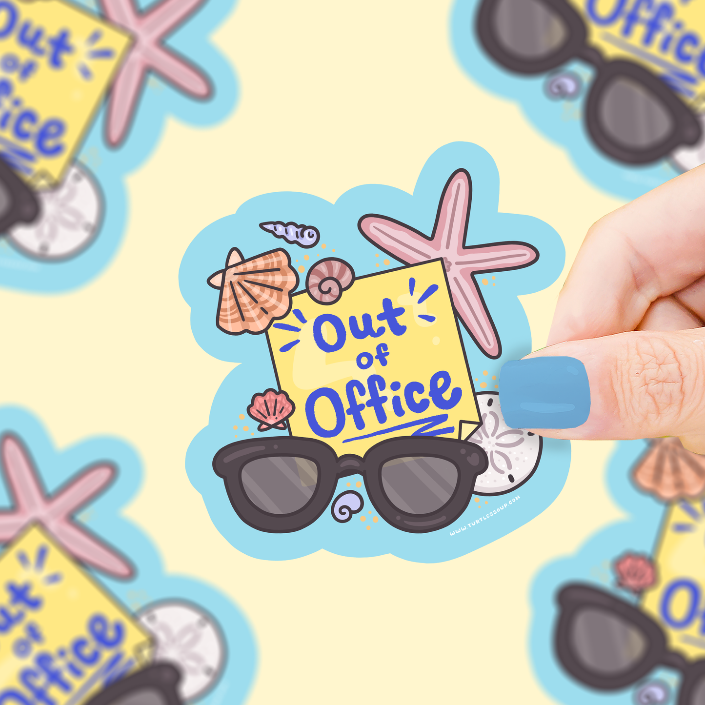 Out Of Office Vinyl Sticker
