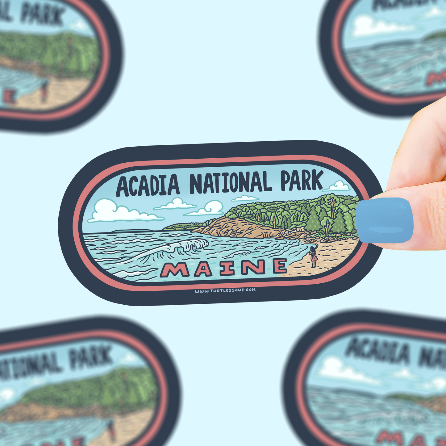 Arcadia National Park Vinyl Sticker