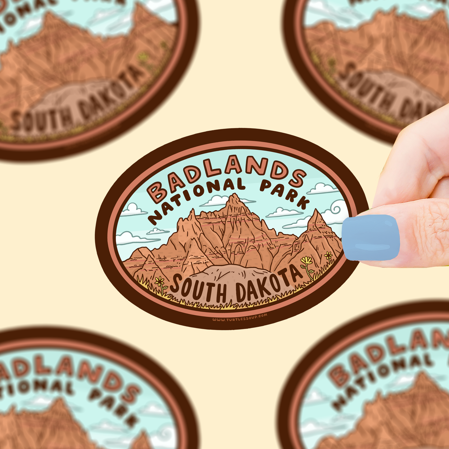 Badlands National Park Vinyl Sticker