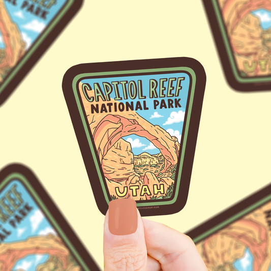 Capitol Reef National Park Vinyl Sticker