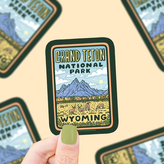 Grand Teton National Park Vinyl Sticker