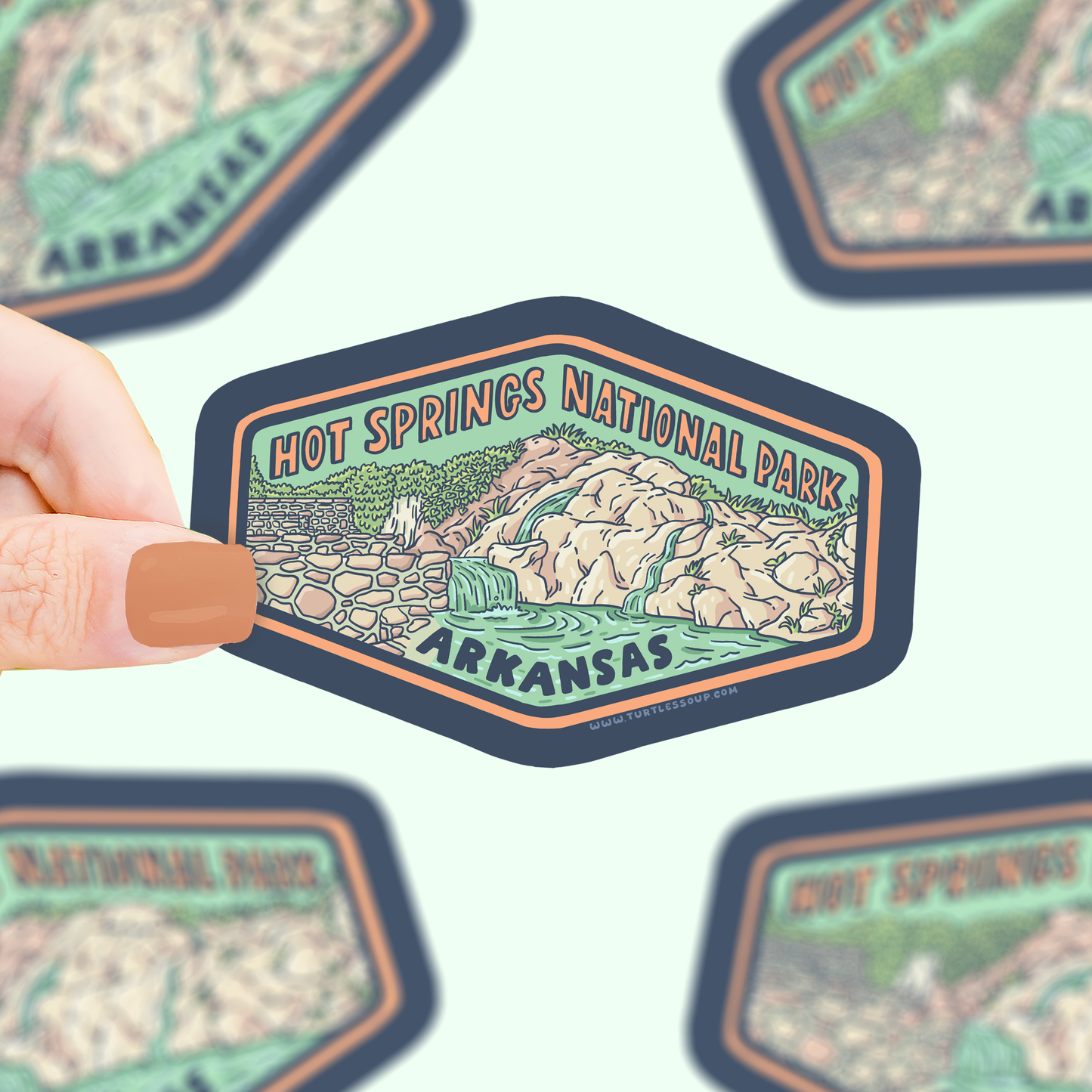 Hot Springs National Park Vinyl Sticker