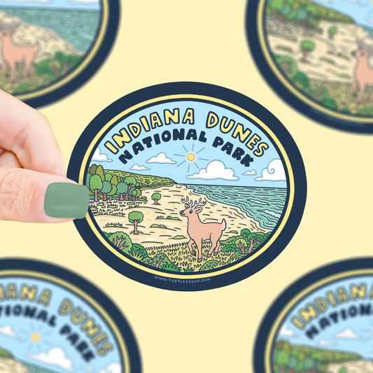 Indiana Dunes National Park Vinyl Sticker