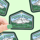 Mount Rainier National Park Vinyl Sticker