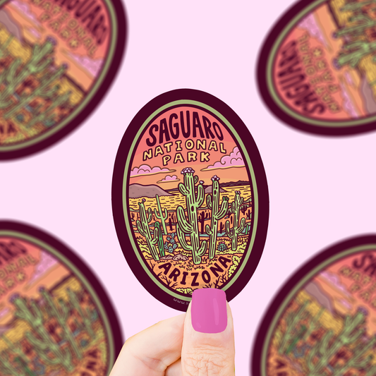 Saguaro National Park Vinyl Sticker