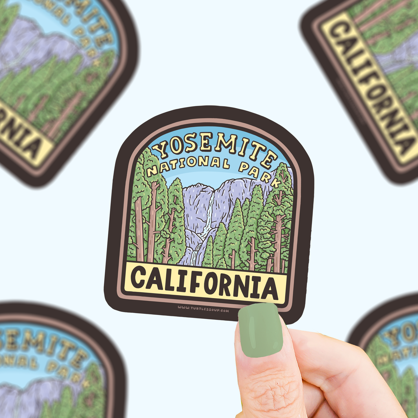 Yosemite National Park Vinyl Sticker