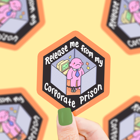 Corporate Prison Vinyl Sticker