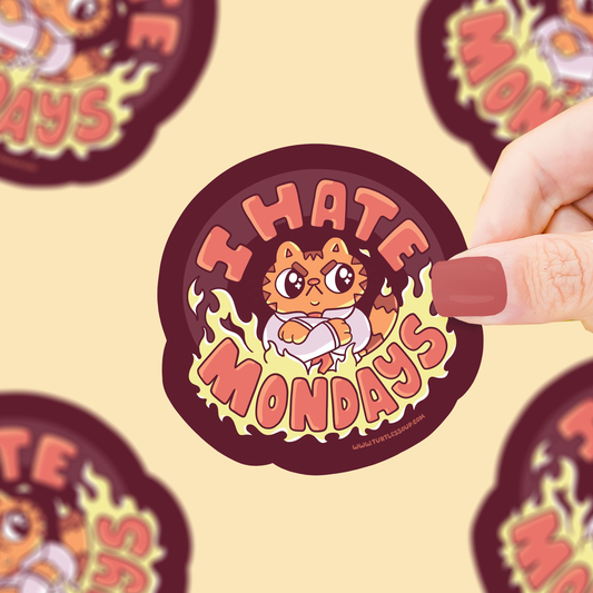 Hate Mondays Vinyl Sticker