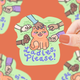 Ladies Please Kitty Pets Vinyl Sticker