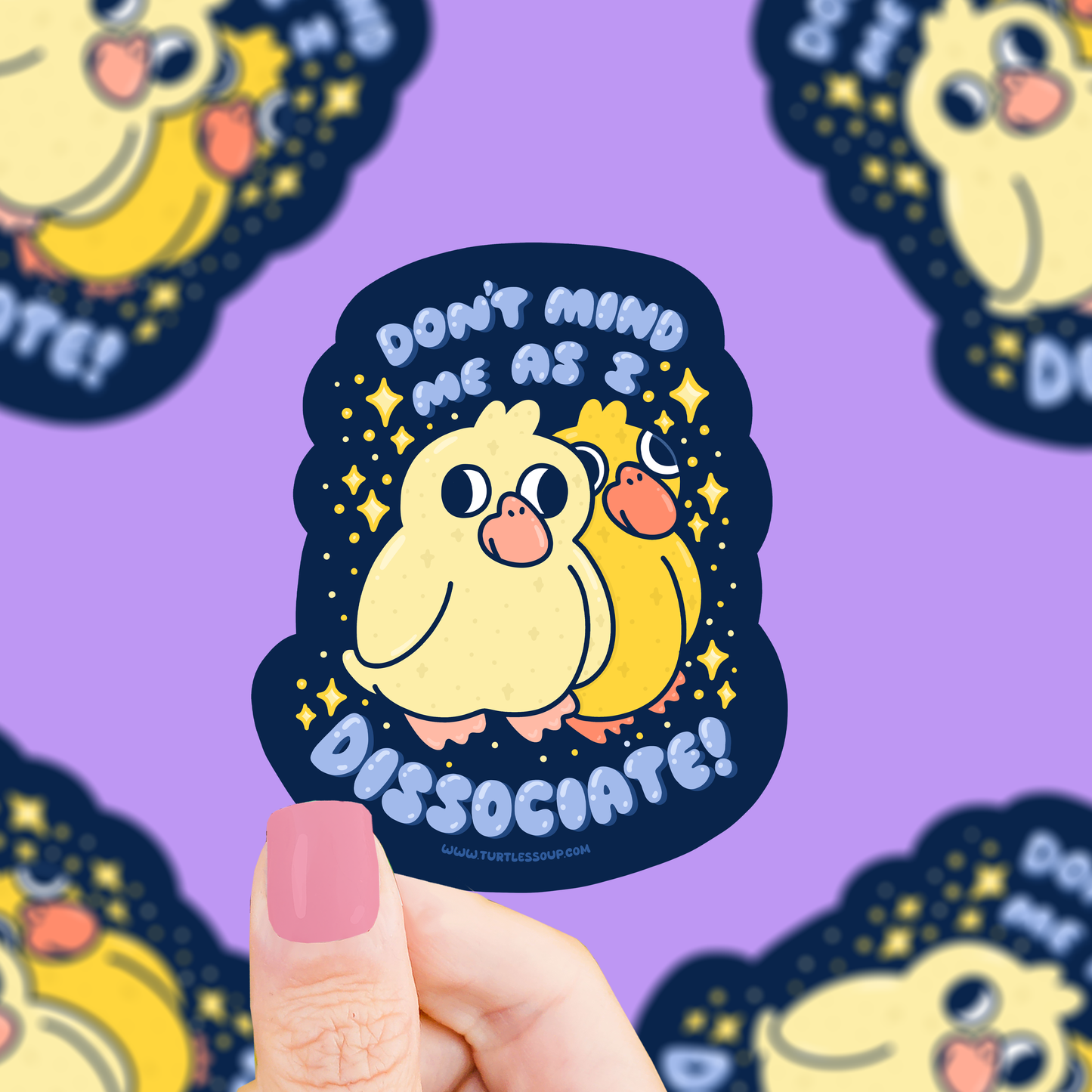 Don't Mind Me Vinyl Sticker