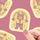 I Don't Know Bear Vinyl Sticker