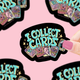 Sticker with 'I Collect Cards'