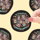 I collect photocards vinyl sticker
