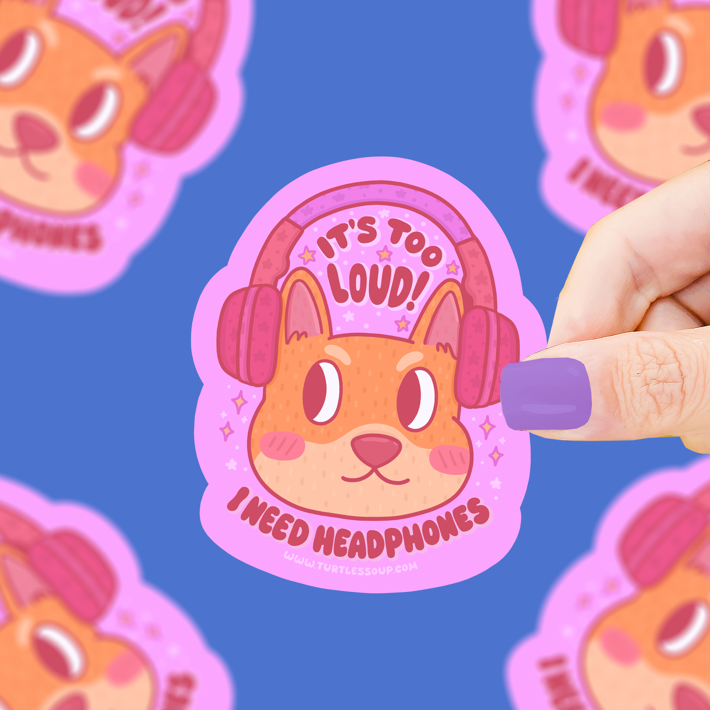 Need My Headphones Vinyl Sticker