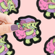 Cute Goblin Carrying a Bag Full of Dice Vinyl Sticker