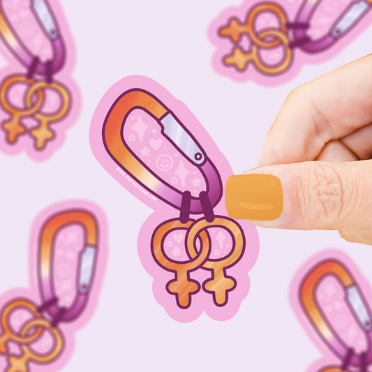WLW Carabiner Vinyl Sticker