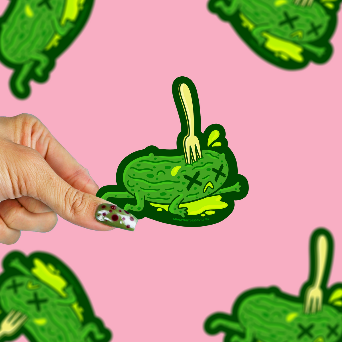 Perished Pickle Waterproof Vinyl Sticker