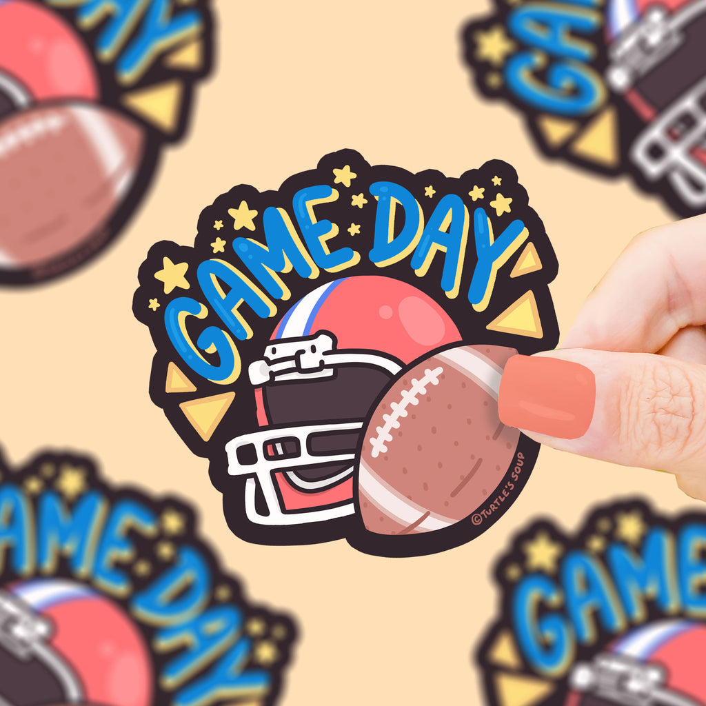 Game-Day-Football-Helmet-Sports--by-Vinyl-Sticker-by-Turtles-Soup