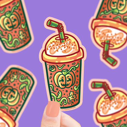 Pumpkin-Spice-Latte-Vinyl-Sticker-by-Turtles-Soup