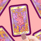 The Devil Kitty Tarot Card Vinyl Sticker