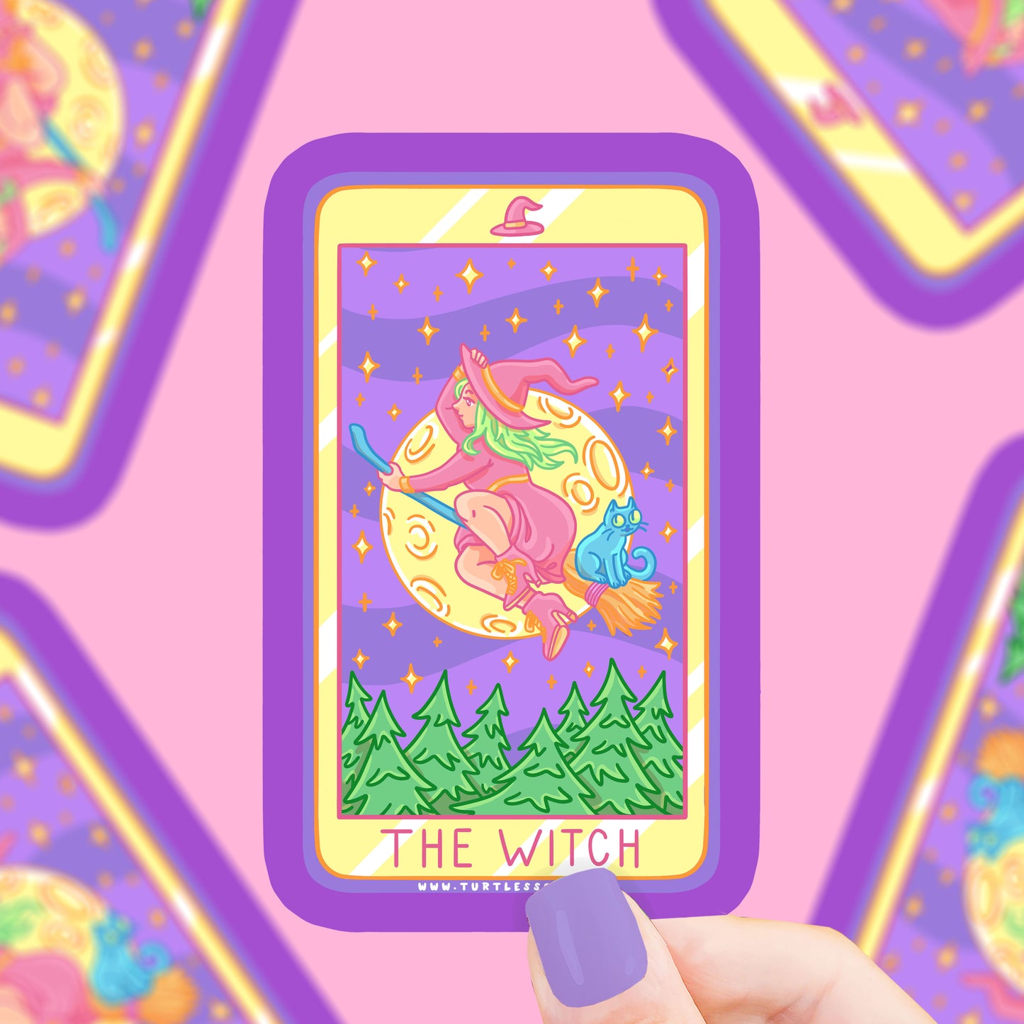 The Witch Tarot Vinyl Sticker
