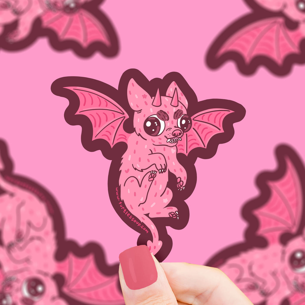 Little Devil Chihuahua Vinyl Sticker