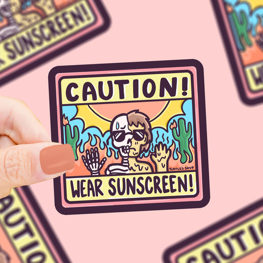 Wear Sunscreen Vinyl Sticker