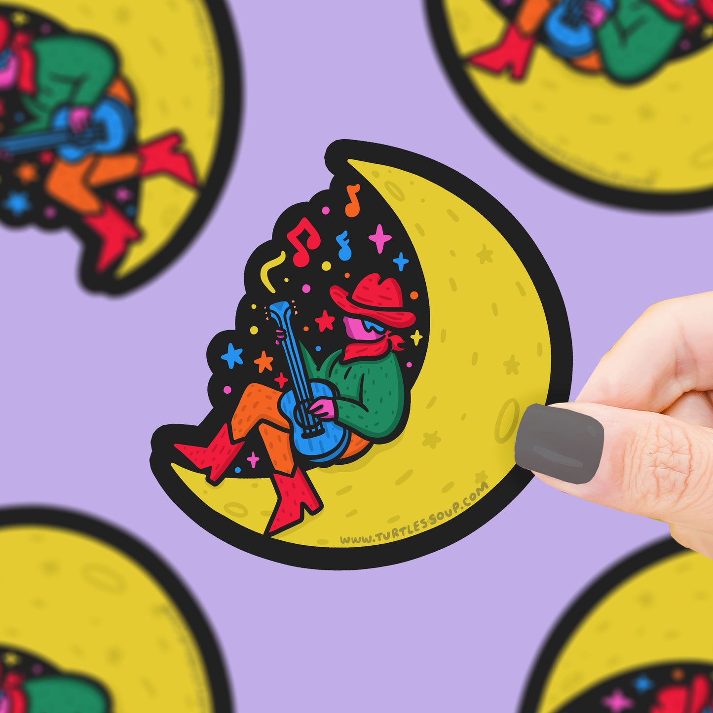 Cowboy in Space Vinyl Sticker