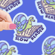 Slow Reader Snail Vinyl Sticker