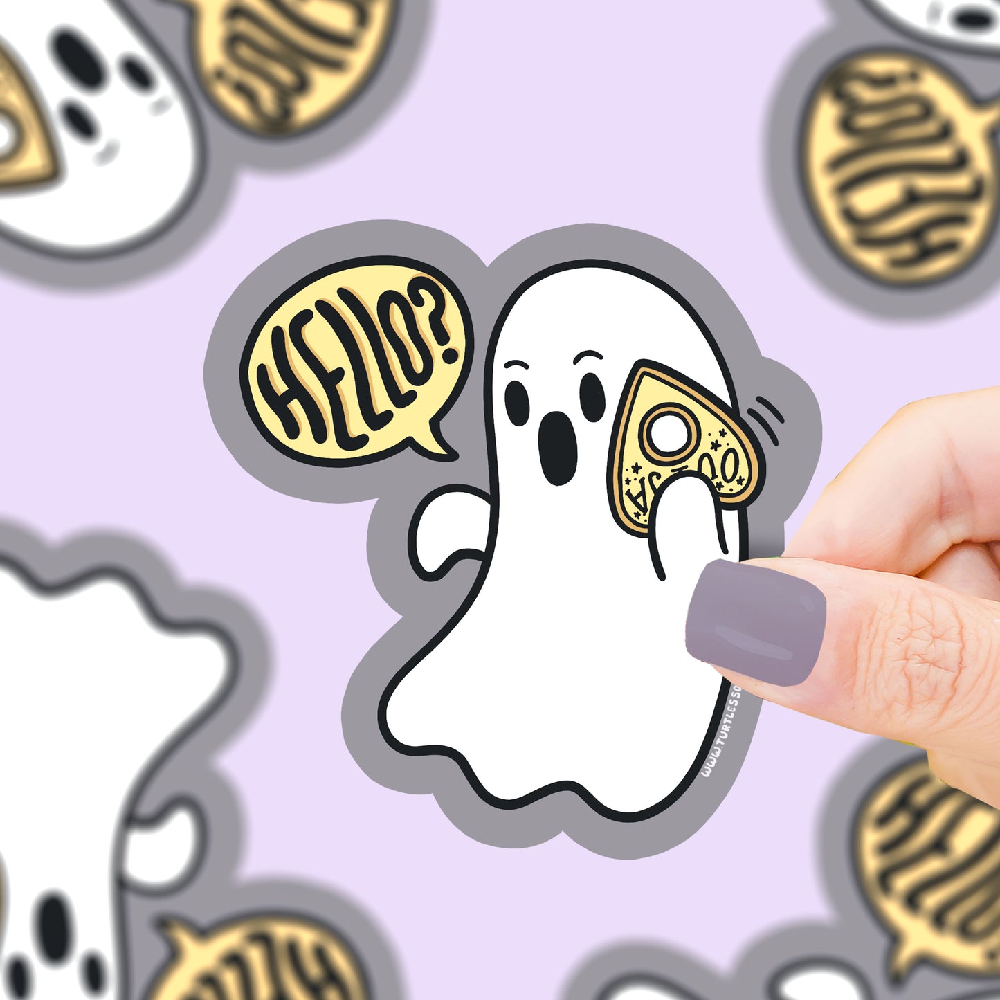 Ghost Planchette Call Vinyl Sticker