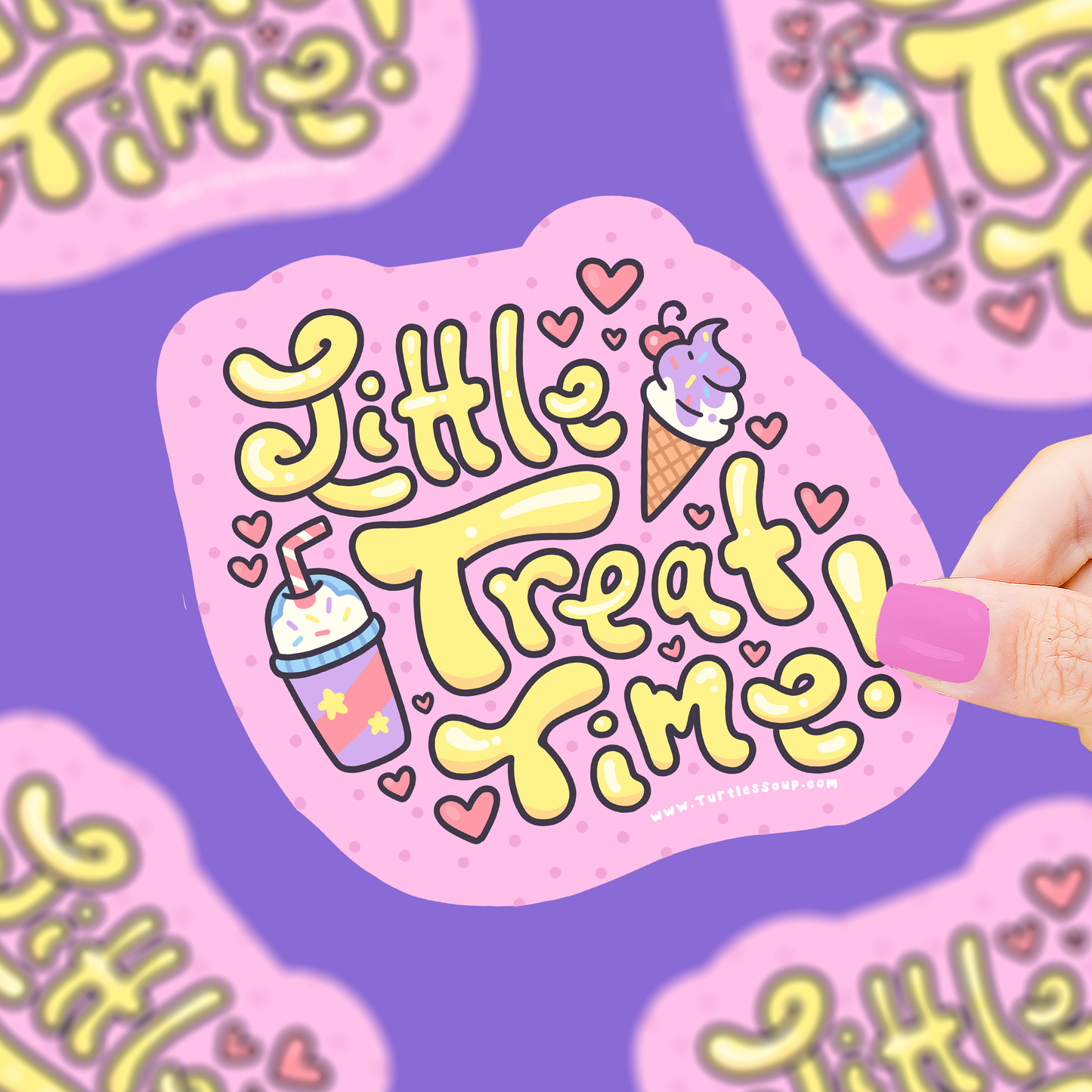 Little Treat Time Vinyl Sticker