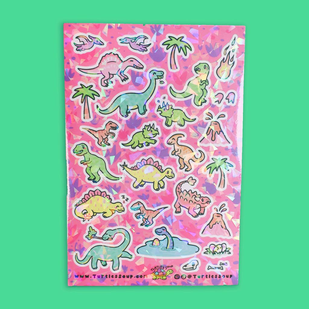Dinosaur-Sticker-Sheet