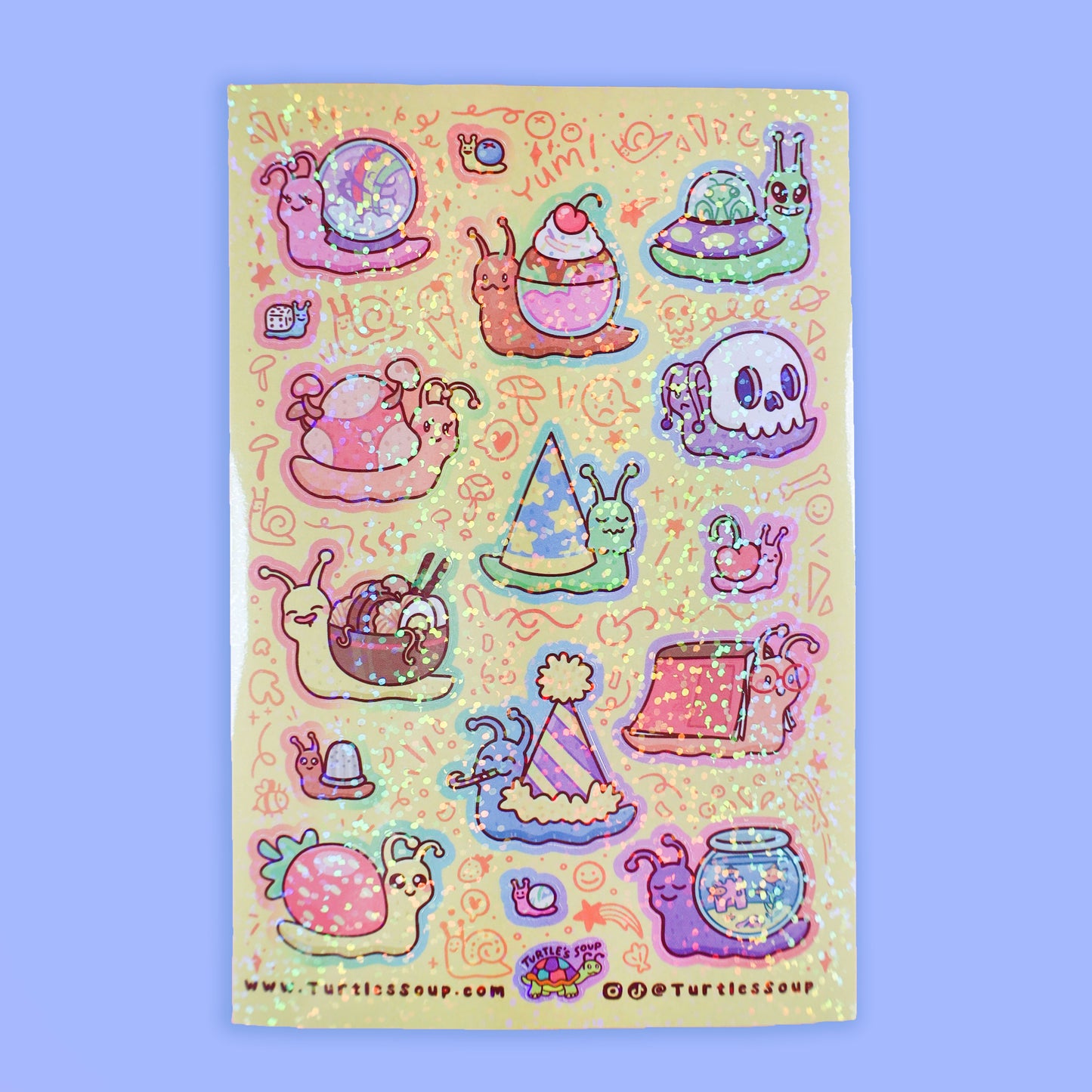 Snail Shells Sticker Sheet