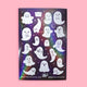 Kawaii Ghosts Halloween Sticker Sheet