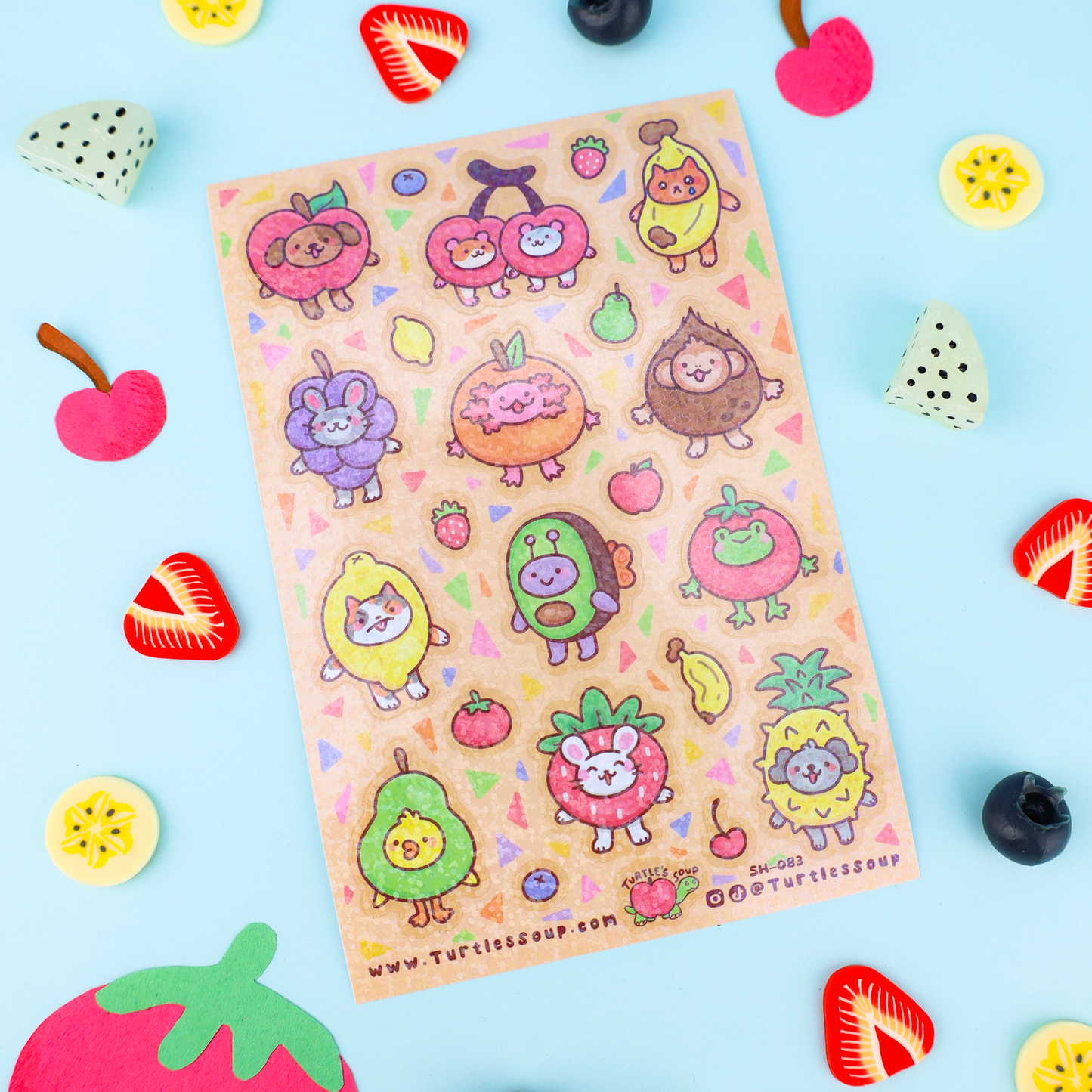 Fruit Friends Sticker Sheet