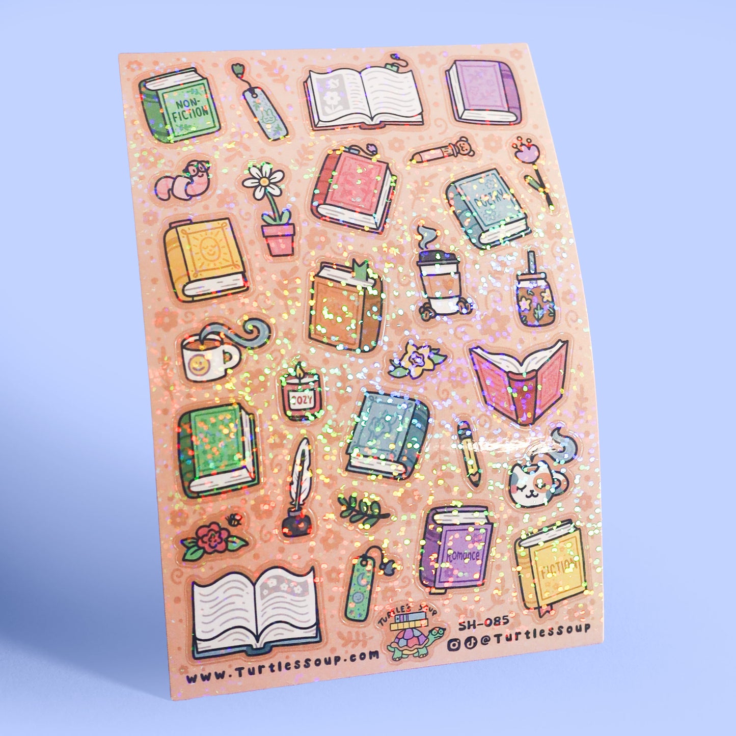 Books and Things Sticker Sheet