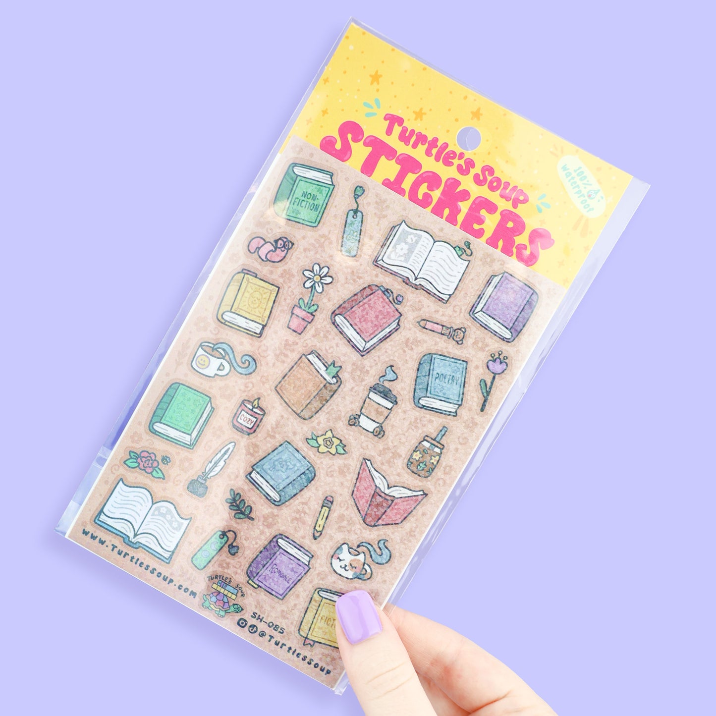 Books and Things Sticker Sheet