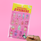 Kawaii Sweet Drinks Glitter Sticker Sheet