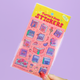Romance Tropes Book Club Glitter Sticker Sheet