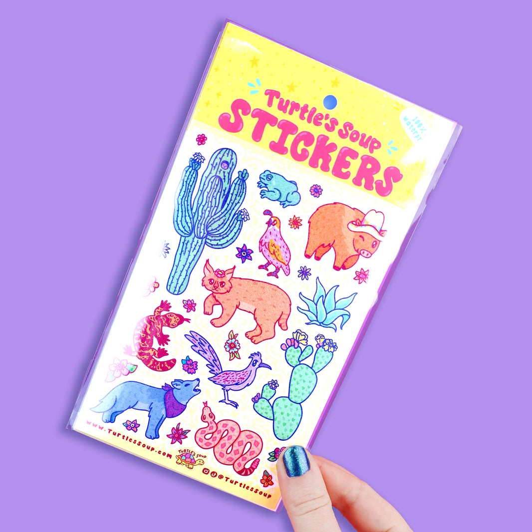 Animal Sticker Sheets! – Turtle's Soup